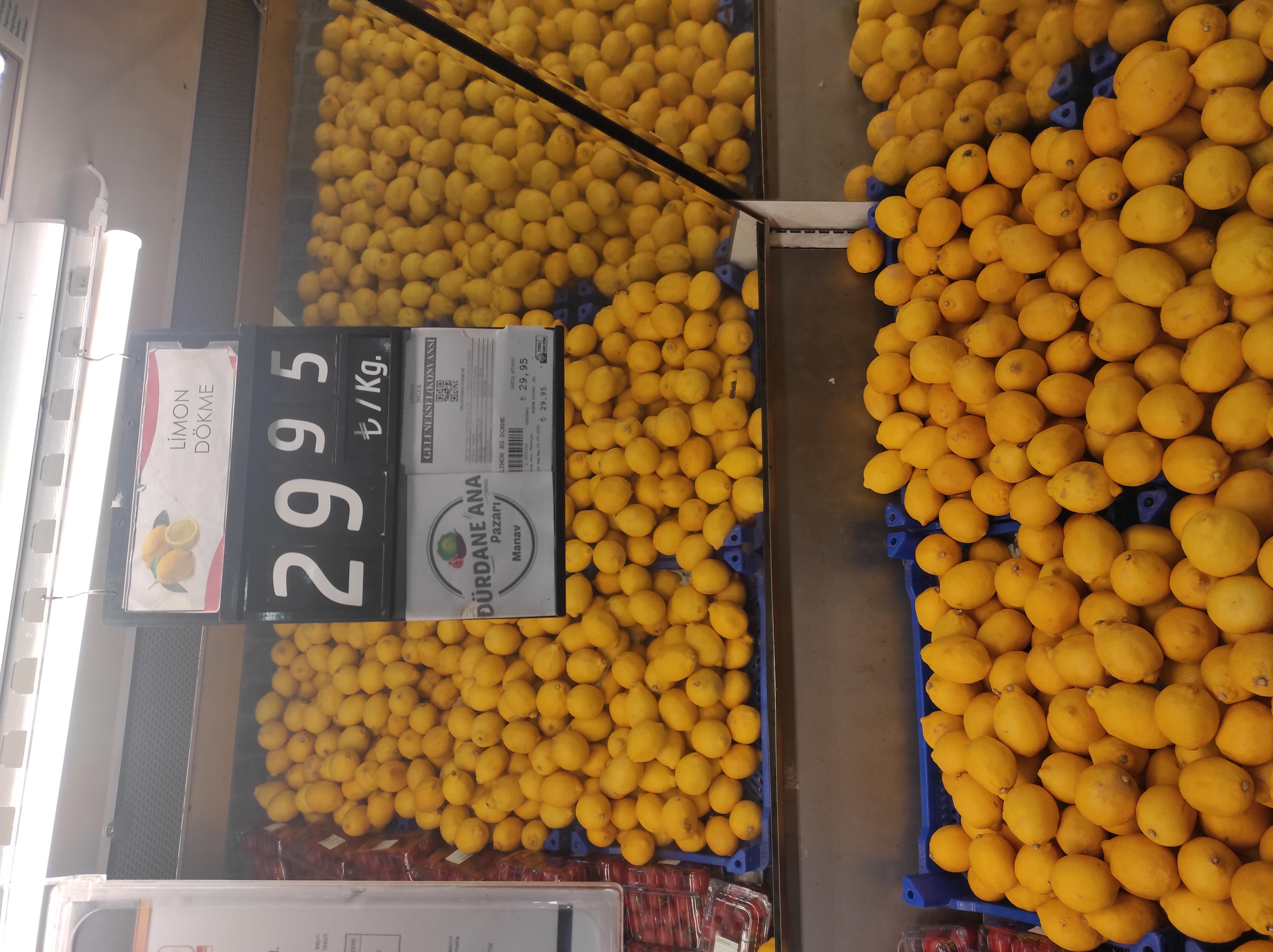2022 yılı Limon fiyatları - 15011