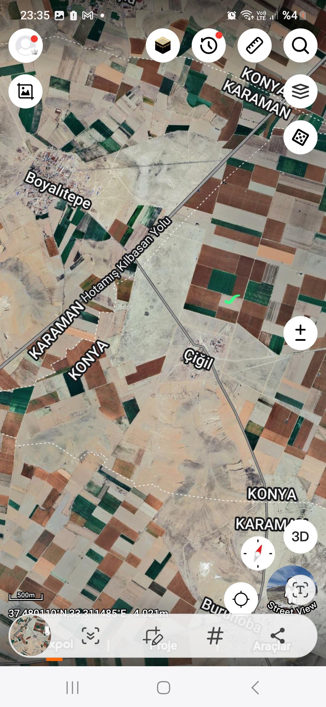 Konya Karapınar Satılık Tarla