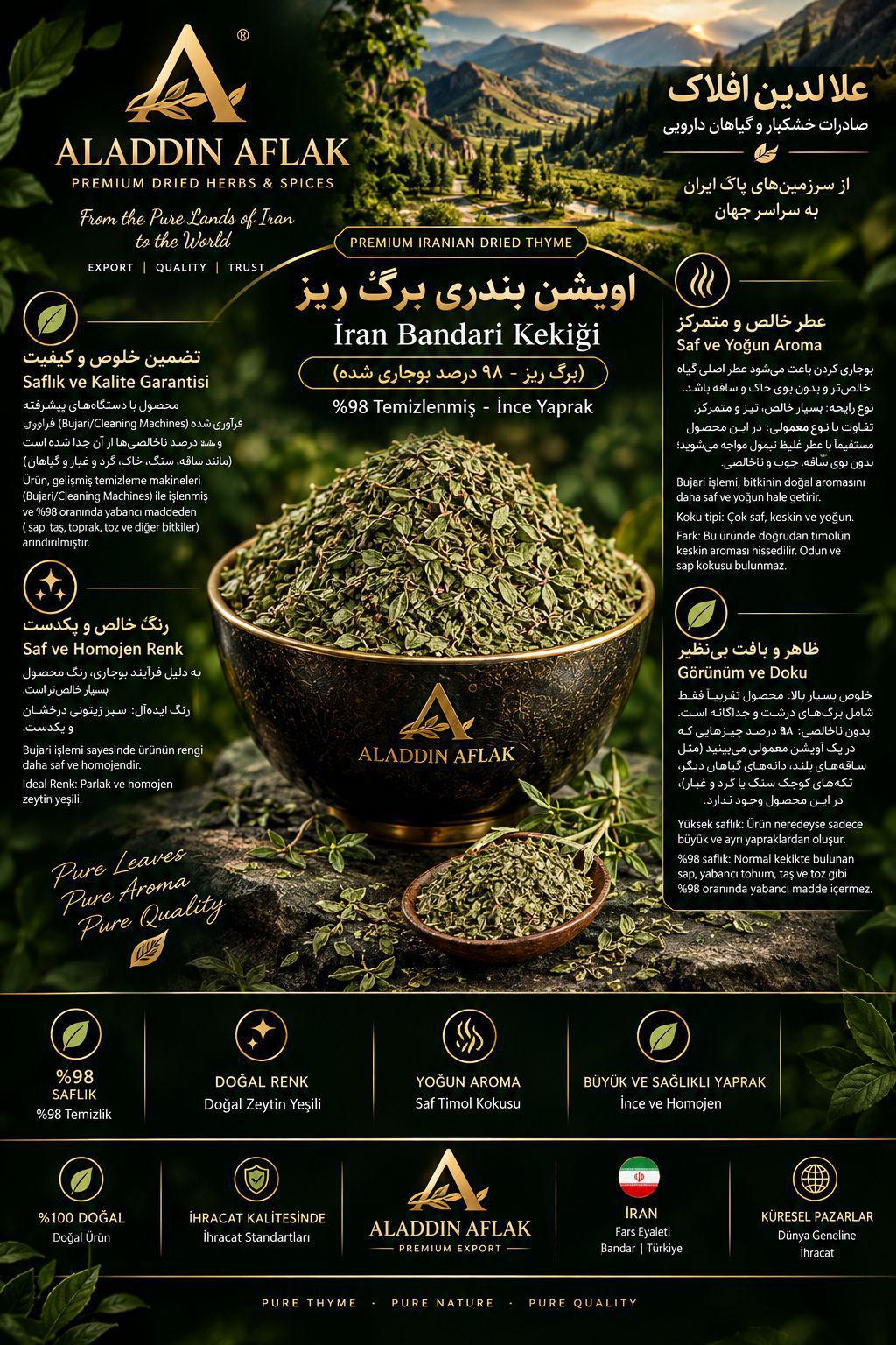 Kekik - Danyal Jalili tarafından verilen satılık kekik ilanını ve diğer satılık kekik ilanlarını tarimziraat.com adresinde bulabilirsiniz