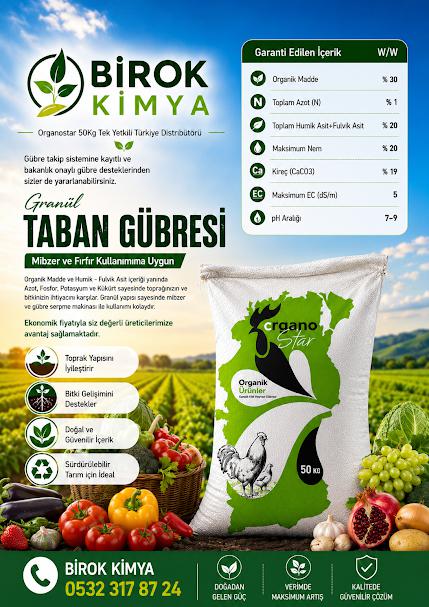 Tavuk Gübresi - Bi̇rok Ki̇mya tarafından verilen satılık tavuk gübresi ilanını ve diğer satılık tavuk gübresi ilanlarını tarimziraat.com adresinde bulabilirsiniz